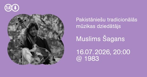 Pakistāniešu tradicionālās mūzikas dziedātāja Muslima Šagana koncerts