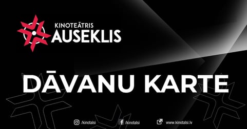 Kinoteātra 'Auseklis' dāvanu biļete