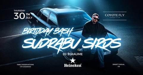 Birthday Bash Sudrabu Sirds