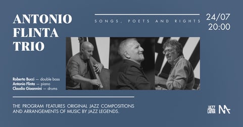 Antonio Flinta Trio | Songs, Poets and Rights