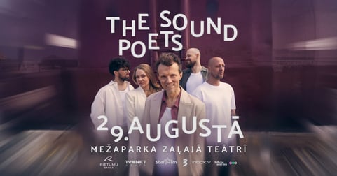 'The Sound Poets' Mežaparka Zaļajā teātrī