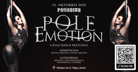 Pole Emotion-2026 / 6. Pole dance festivāls