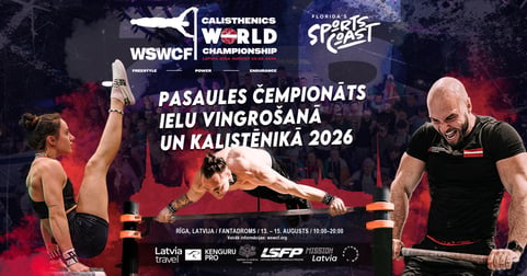 Pasaules Čempionāts Ielu Vingrošanā un Kalistēnikā 2. diena