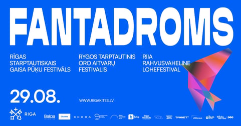 Fantadroms. Rīgas starptautiskais gaisa pūķu festivāls