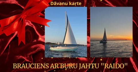 Brauciens ar buru jahtu 'Raido' / Прогулка на парусной яхте 'Raido'
