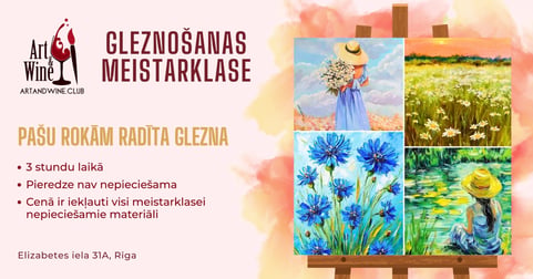 Art&Wine radošā meistarklase: Gleznojam "Līgo"