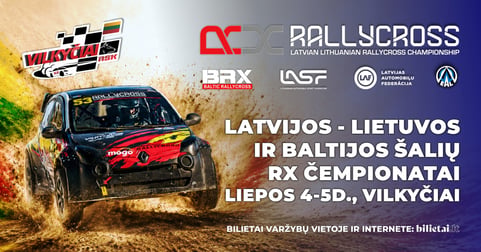 Latvijos-Lietuvos ir Baltijos šalių RX čempionatų 3 etapai