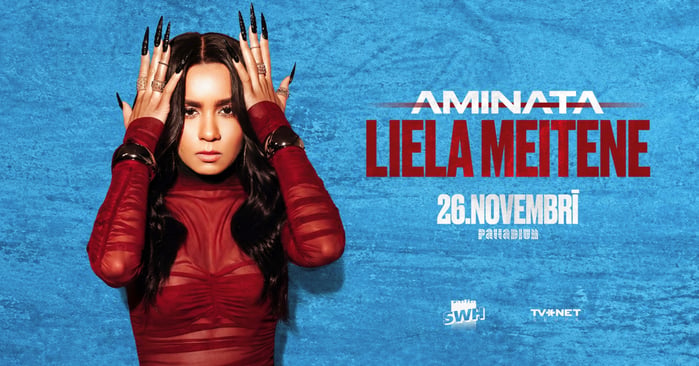 Aminata ar koncertu 'Liela Meitene” 26. novembrī atgriezīsies Palladium koncertzālē