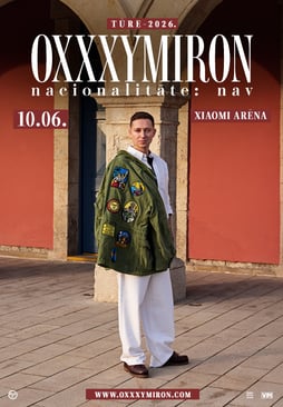 Oxxxymiron Tour 2026 'Nationality: No' noises vietas maiņa
