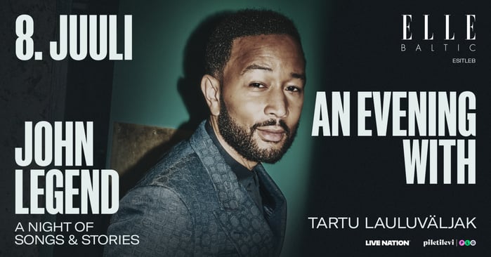 A soulful evening under the stars: John Legend will perform in Estonia for the first time