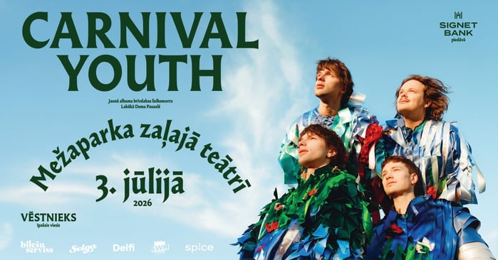 Grupa 'Carnival Youth' izdod sesto studijas albumu 'Labākā doma pasaulē'