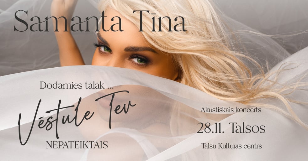 Samanta Tīna 'Vēstule Tev-Nepateiktais'