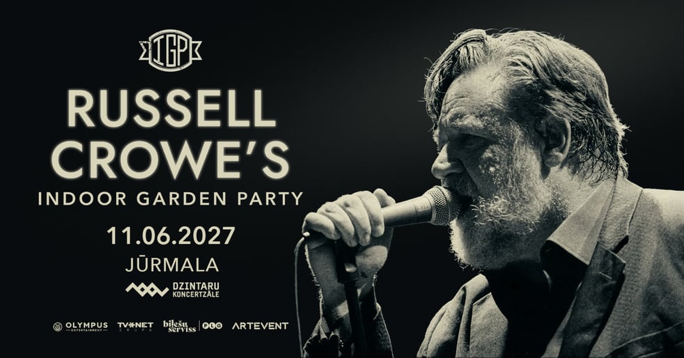 One Evening with Russell Crowe and band 'Indoor Garden Party'