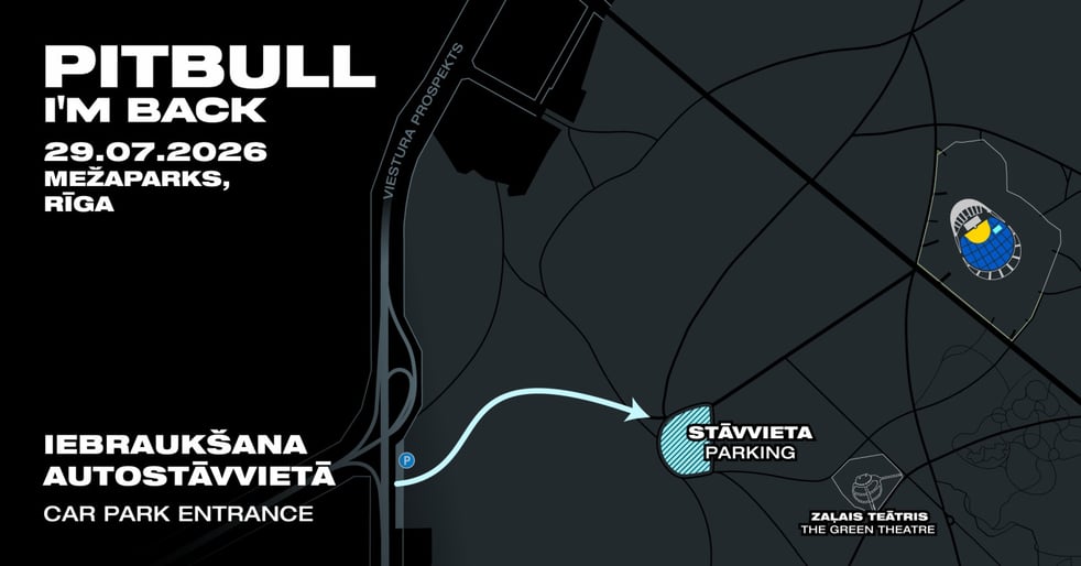 Autostāvvieta vieglajam transportam: Pitbull - I'm Back!