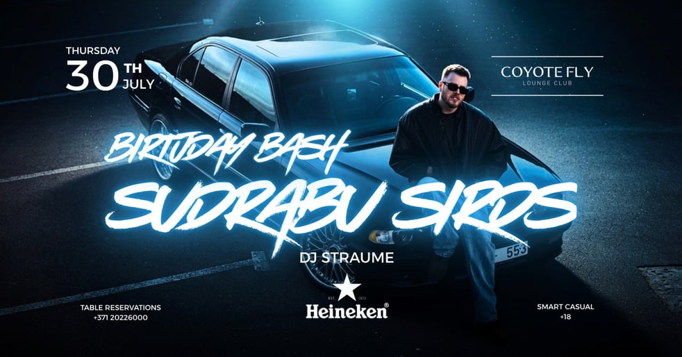 Birthday Bash Sudrabu Sirds