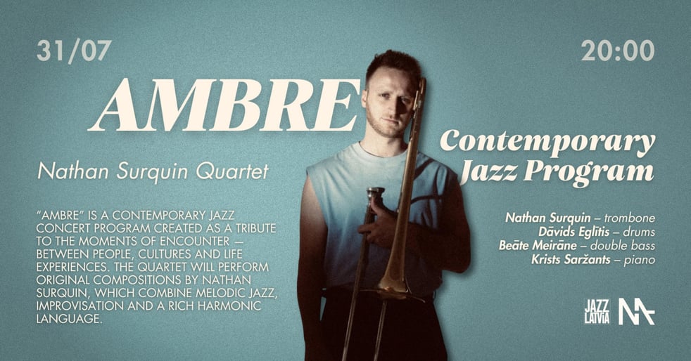 Nathan Surquin Quartet | Contemporary Jazz Programm 'Ambre'