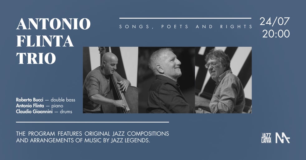 Antonio Flinta Trio | Songs, Poets and Rights