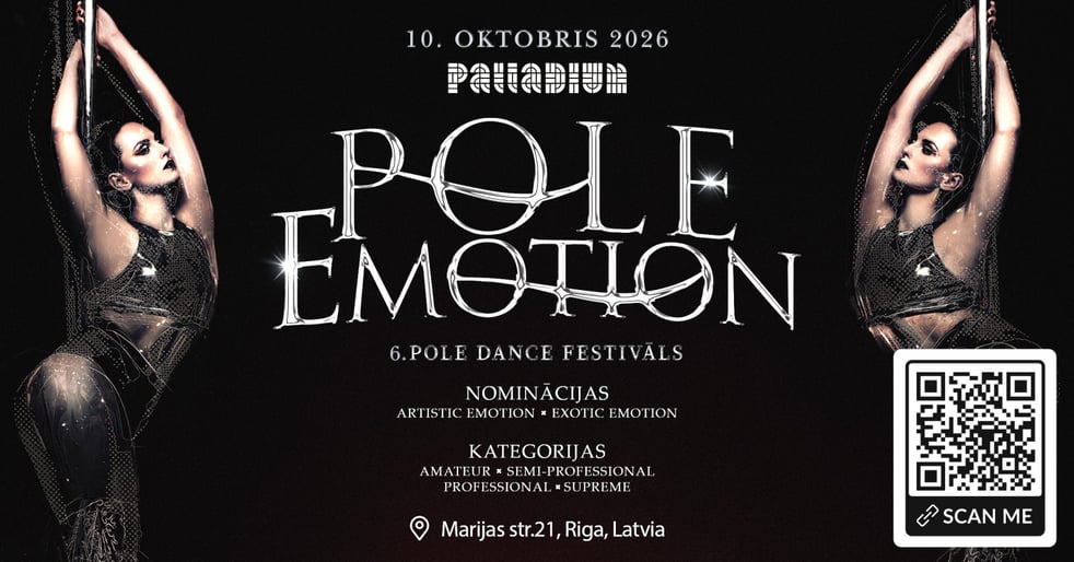 Pole Emotion-2026 / 6. Pole dance festivāls