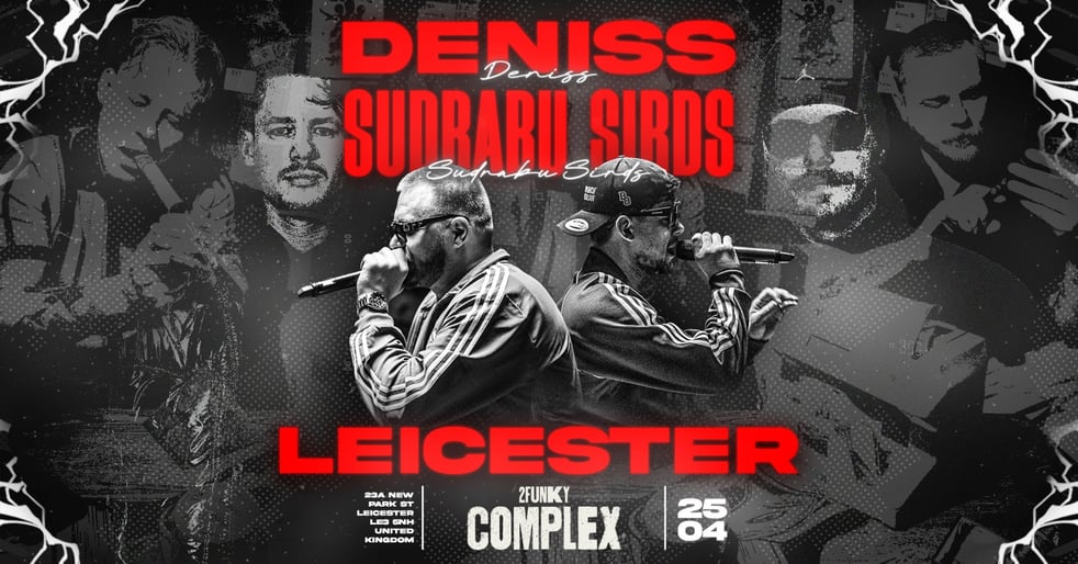 Deniss & Sudrabu Sirds dubultkoncerts UK