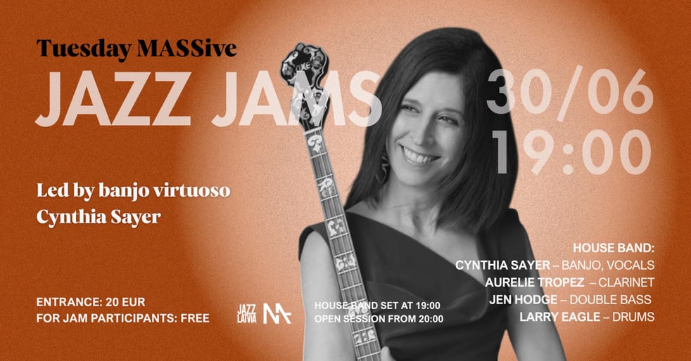 MASSive Jazz Jam | New York Banjo Virtuoso Cynthia Sayer & Joyride Band