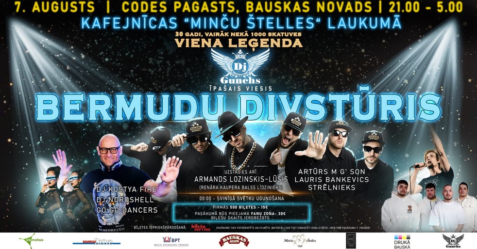 Dj Gunchs 30 gadi uz skatuves