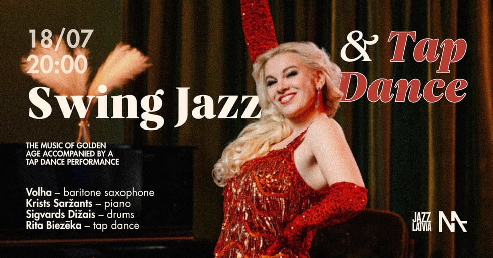 Swing Jazz & Tap Dance | Volha&Bari Trio & Rita Biezēka