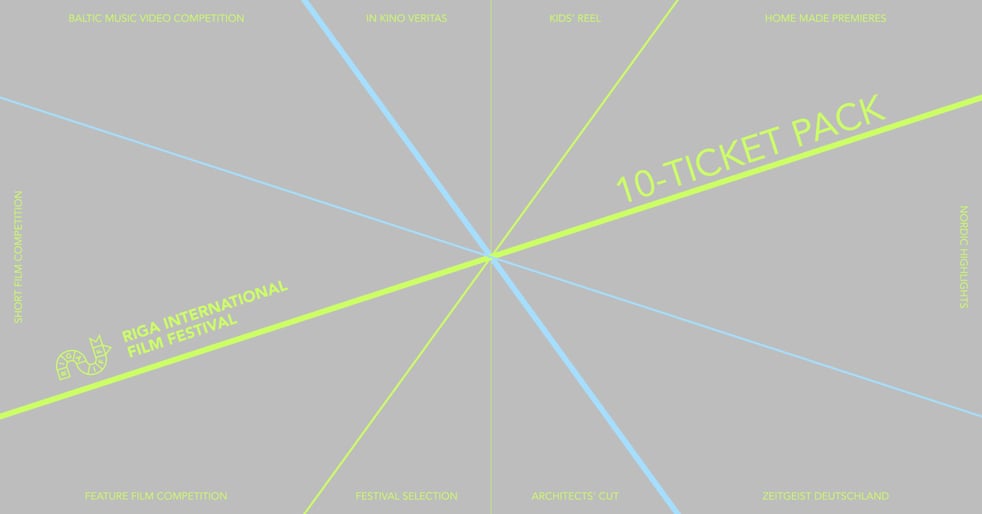 RIGA IFF 2026 10 biļešu komplekts / 10-ticket pack