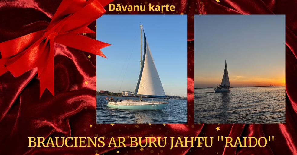 Brauciens ar buru jahtu 'Raido' / Прогулка на парусной яхте 'Raido'