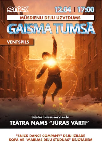 Deju koncerts Gaisma tumsā
