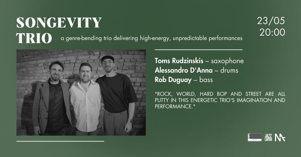 Songevity Trio | Duguay, Rudzinskis, D'Anna