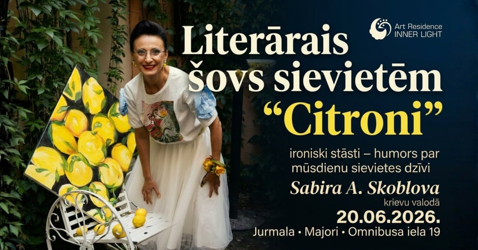 Literārais šovs - stāvizrāde sievietēm 'Citroni' krievu valodā