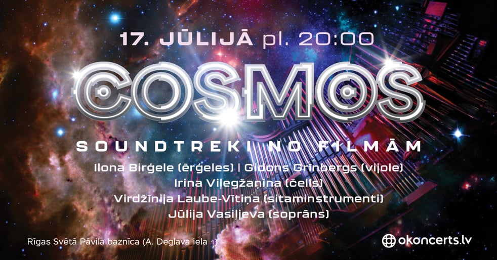Okoncert piedāvā. Cosmos - soundtreki no filmām