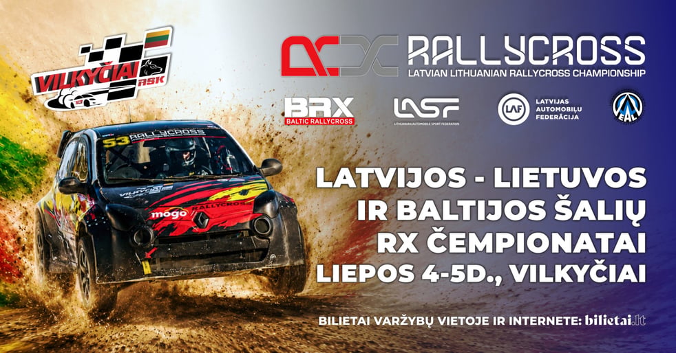 Latvijos-Lietuvos ir Baltijos šalių RX čempionatų 3 etapai