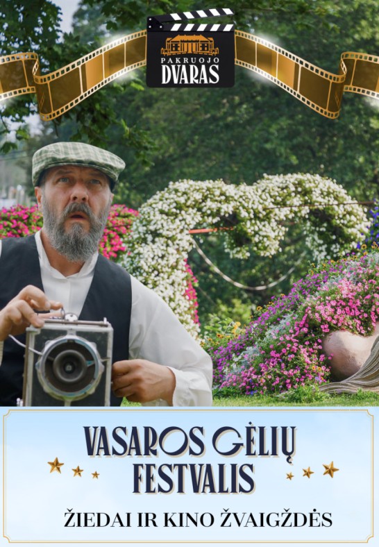 Vasaras ziedu festivāls 'Ziedi un filmu zvaigznes'