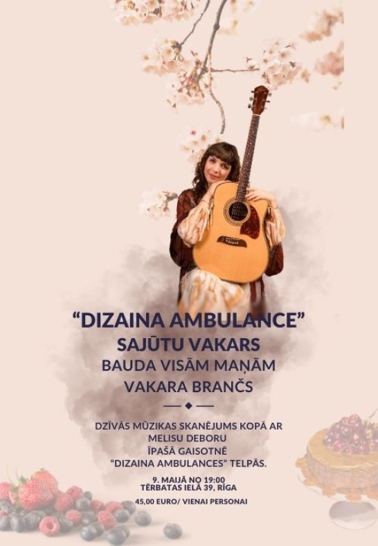 'Diziana ambulance' Sajūtu vakars