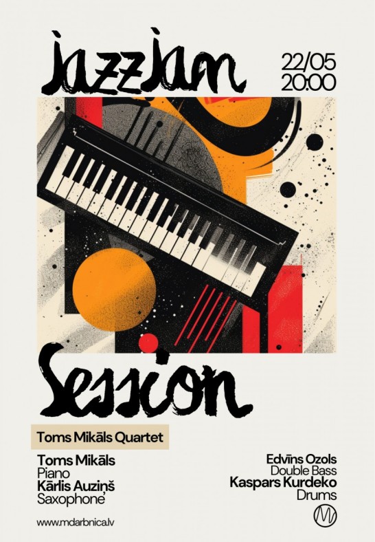 Jazz Jam Session | Toma Mikāla kvartets @M/Darbnīca