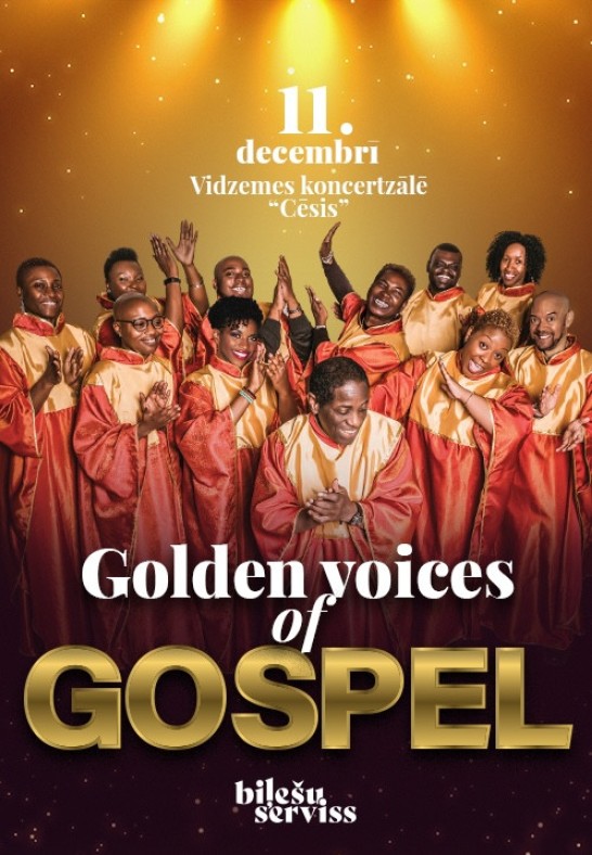 Ziemassvētku koncerts. Golden voices of Gospel.