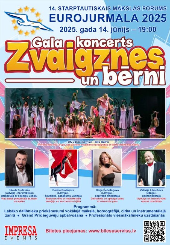 Gala Concert 'Stars and Children' of 14th International Art Forum 'Eurojurmala 2025'