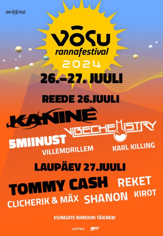 Võsu Rannafestival 2024 / 1 day ticket 27.07