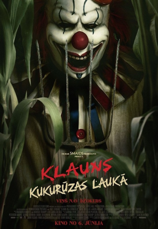 Klauns kukurūzas laukā