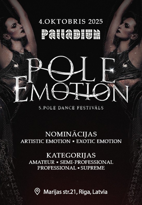 Pole Emotion-2025 / 5. Pole Dance Festivāls