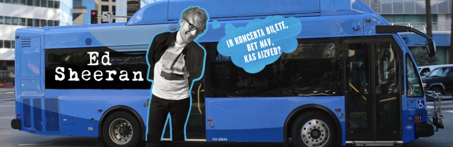 Начинается продажа билетов на латвийские фан-автобусы на концерт  Эда Ширана в Риге